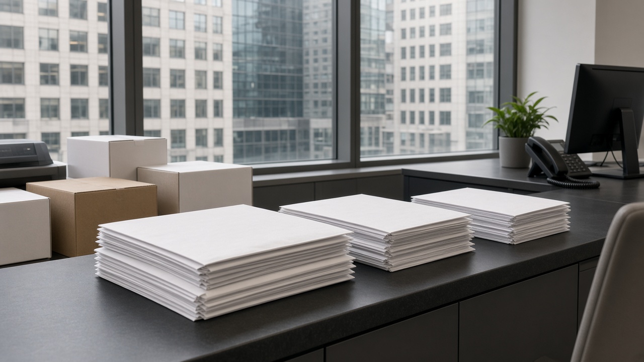 Business mail ready for delivery