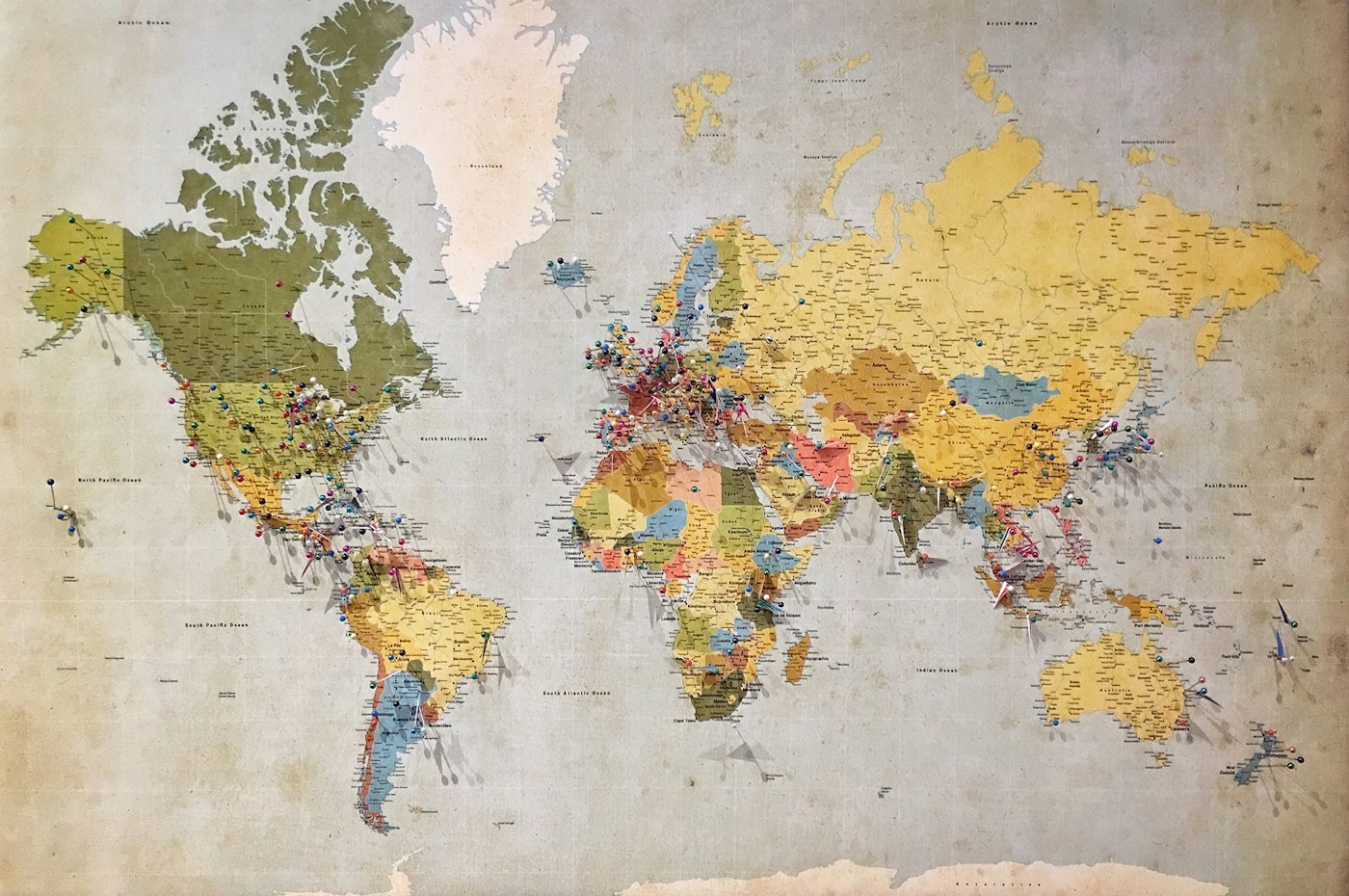 Map used for geographic targeting